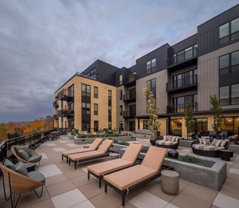 The outdoor zen terrace
